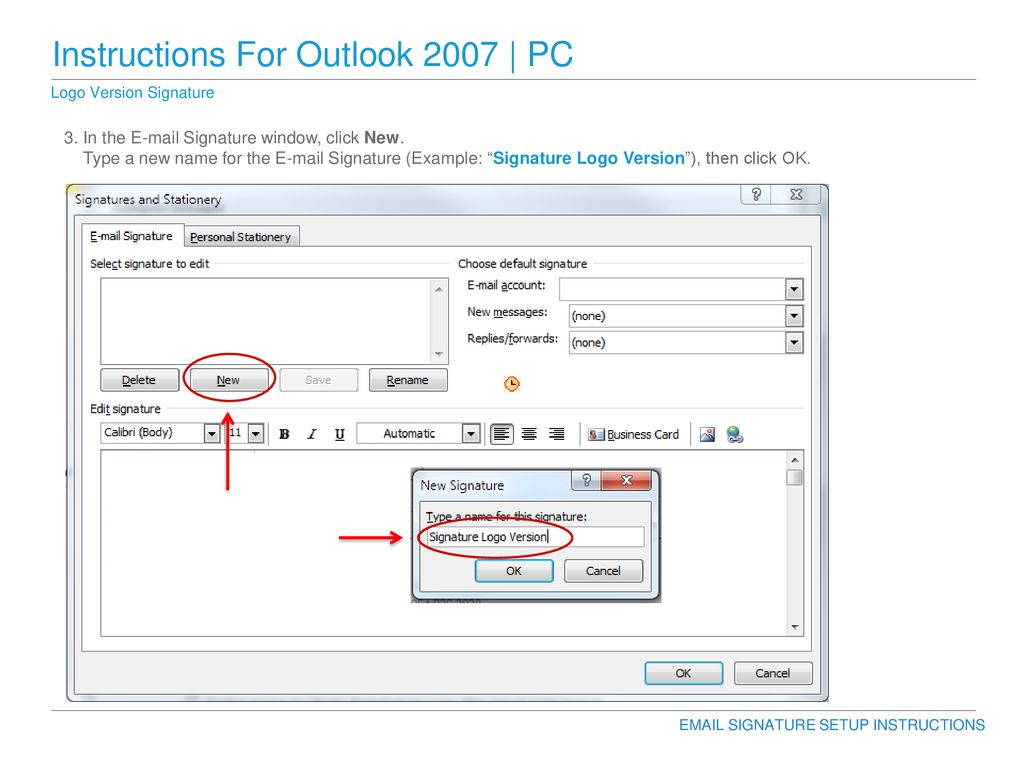 create email signature in outlook 2007